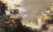 SAVERY, Roelandt Landscape with Animals oil on canvas